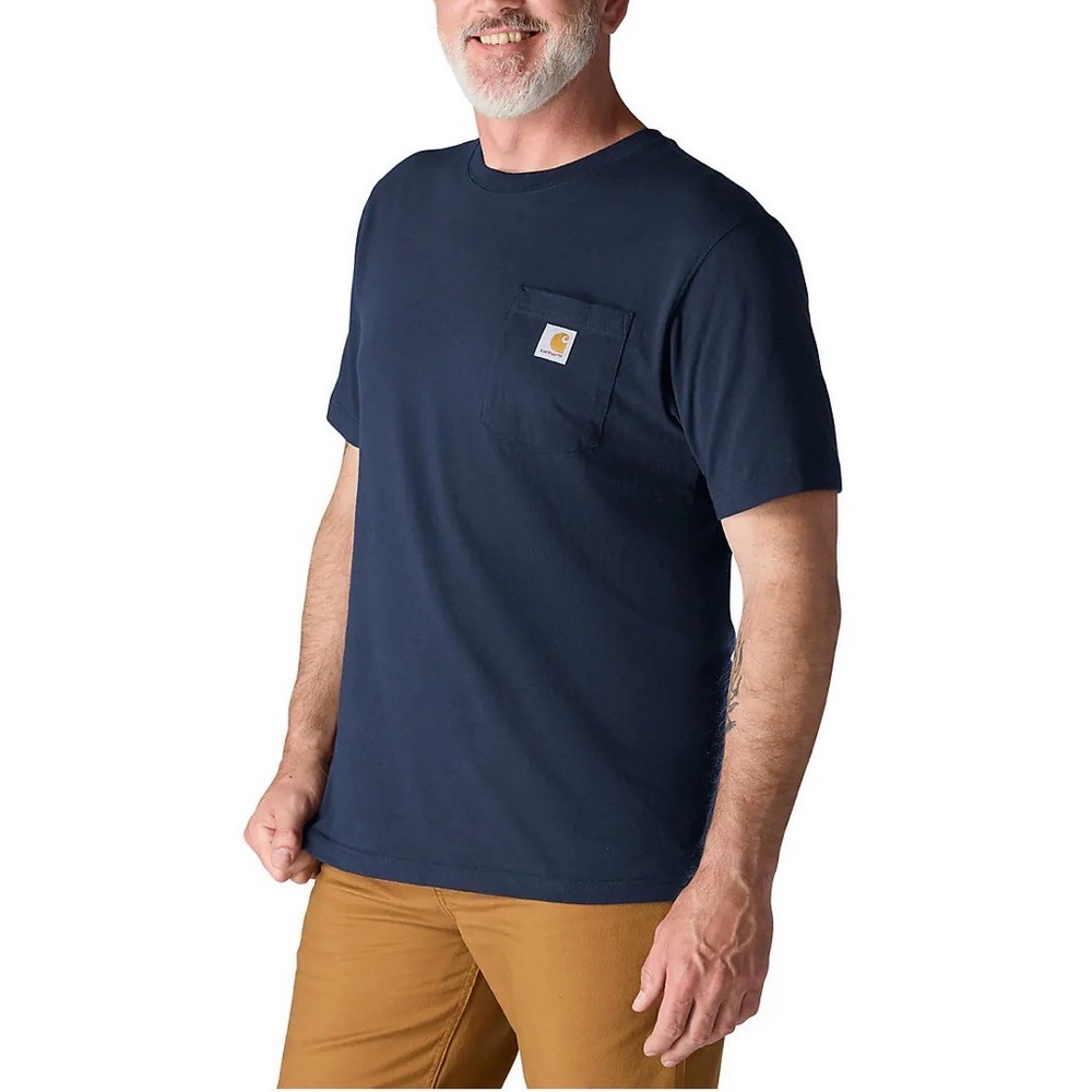 Carhartt Men's Dark Blue Short Sleeve Tee
